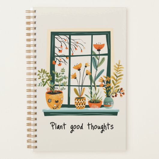 Potted Planten Mental Health Positivity Planner (Voorkant)