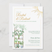 Potted Planten Waterverf Bijbelstudie voor vrouwen Kaart (Voorkant)