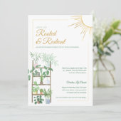 Potted Planten Waterverf Bijbelstudie voor vrouwen Kaart (Staand voorkant)