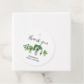 Potted Plants Bruidsuitnodiging Groene Dank je wel Bedankjes Labels (In situ)