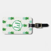 Potted Sansevieria Snake Plant Print Bagagelabel (Voorkant horizontaal)