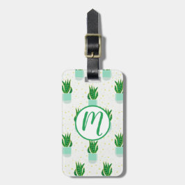 Potted Sansevieria Snake Plant Print Bagagelabel