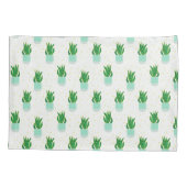 Potted Sansevieria Snake Plant Print Kussensloop (Achterkant)