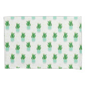 Potted Sansevieria Snake Plant Print Kussensloop (Voorkant)