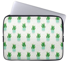 Potted Sansevieria Snake Plant Print Laptop Sleeve