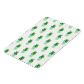 Potted Sansevieria Snake Plant Print Magneet (Linkerzijde)