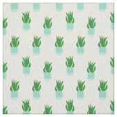 Potted Sansevieria Snake Plant Print Stof (Swatch)