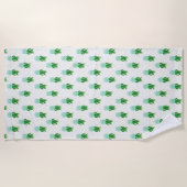 Potted Sansevieria Snake Plant Print Strandlaken (Voorkant)