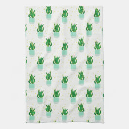 Potted Sansevieria Snake Plant Print Theedoek