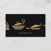 Potten en pannen | chef-kok visitekaartje (Achterkant)