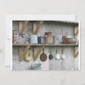 potten en pannen Housewarming Invitation Kaart (Achterkant)