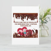 Potten is als een doos chocolade kaart (Staand voorkant)