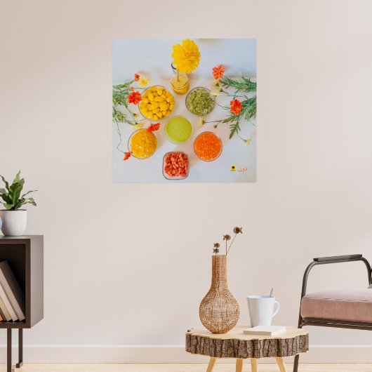 POTTEN MET KLEUREN POSTER (Woonkamer 3)