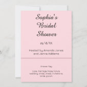 Potten Plant Bruids Roze Woord Scramble Game Kaart (Achterkant)