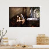 Potten - Potten in het huis van een visser Poster (Keuken)
