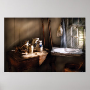 Potten - Potten in het huis van een visser Poster