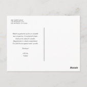 Potten Succulenten en Cactus Afstuderen Dank u Briefkaart (Achterkant)