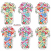 Potten vol met bloemen sticker (Voorkant)