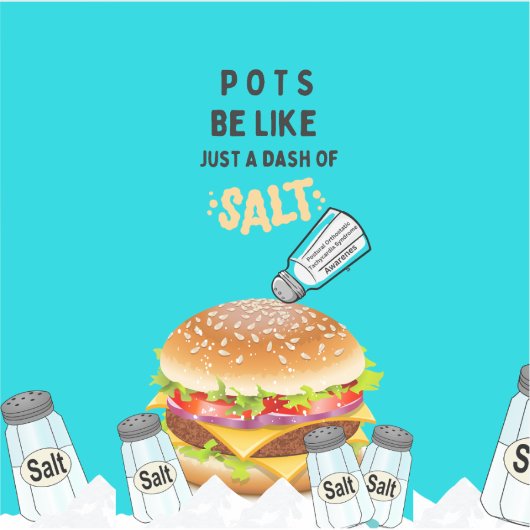 Potten zijn als een scheutje zout sticker (Voorkant)