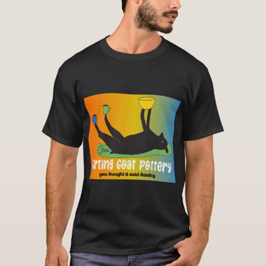 pottenbakken voor geiten t-shirt (Voorkant)