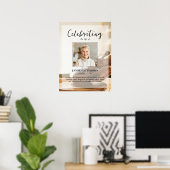 Pottenbakker Keramist, Levendige Viering Funeral F Poster (Thuiskantoor)