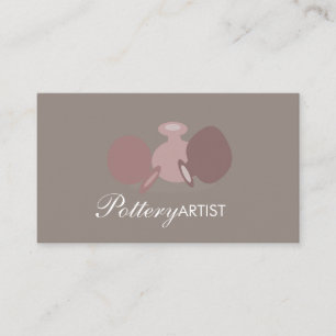 Pottenbakker Vaas Vaatwerk Logo Visitekaartje
