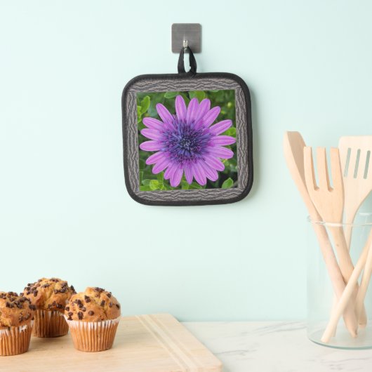 Pottenhouder met Paarse African Daisy Pannenlap (Insitu(Ophanging))