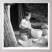 Potter ~ Amatenango del Valle, Chiapas, Mexico Poster (Voorkant)