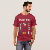 Potter Cats Cute Harry Pawter Kitten gift voor mei T-shirt (Voorkant volledig)