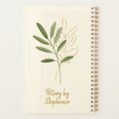 Potter Ceramist Pottery Vase Foliage Illustrations Planner (Achterkant)