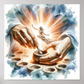 Potter en Clay Christelijk Art Poster (Voorkant)