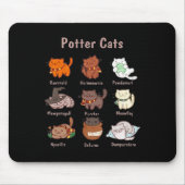 Potter katten voor kattenliefhebbers muismat (Voorkant)