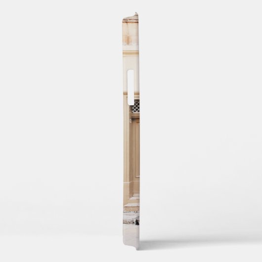 Potter plant nabij betonhuis Case-Mate iPhone case (Achterkant / Rechts)