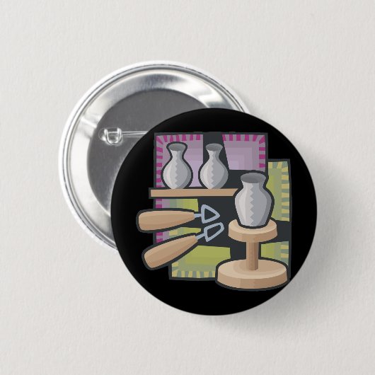 Potter Ronde Button 5,7 Cm (Voorkant /achterkant)