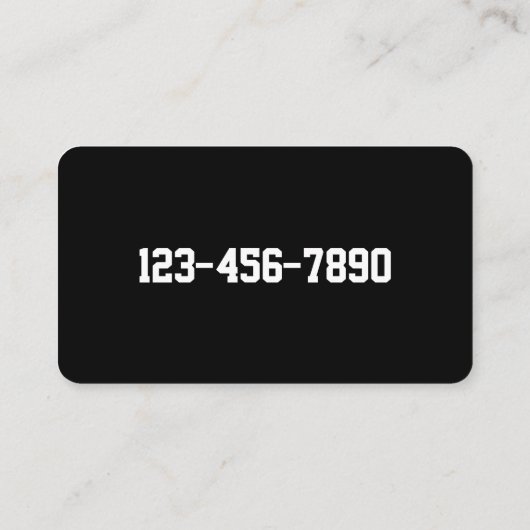 Potter Visitekaartje (Achterkant)