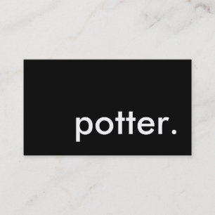 potter. visitekaartje