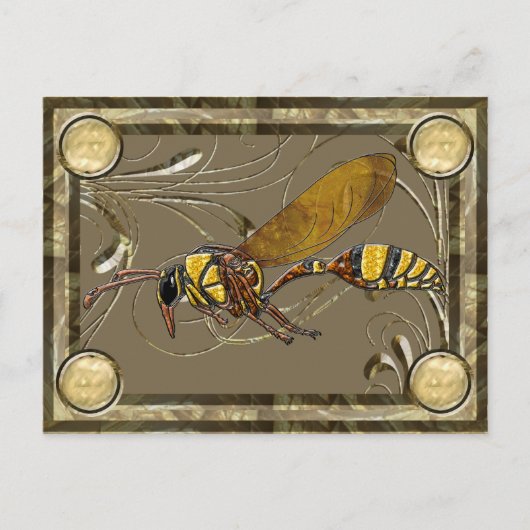 Potter Wasp Collector Card Briefkaart (Voorkant)