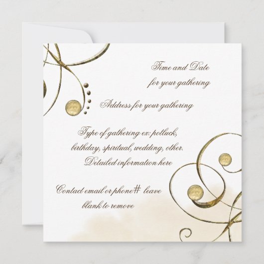 Potter Wasp Kaart (Achterkant)