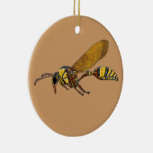 Potter Wasp Keramisch Ornament (Rechts)
