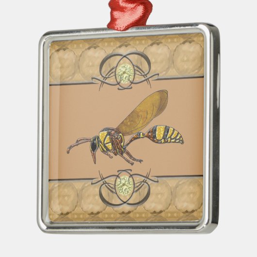 Potter Wasp Metalen Ornament (Links)