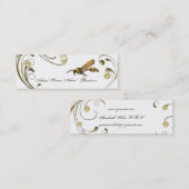 Potter Wasp Mini Visitekaartje (Voorkant / Achterkant)