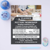 Potter Wheels, Pottery Classes, Potters Flyer (Enkel)