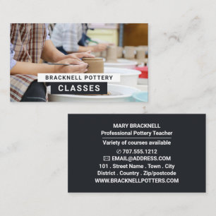 Potter Wheels, Pottery Classes, Potters Visitekaartje