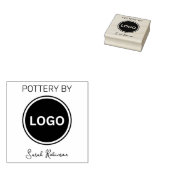 Potterie door rubberstempel (Gestempeld)