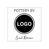 Potterie door rubberstempel (Afrduk)