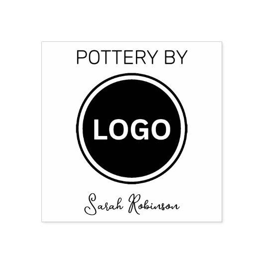 Potterie door rubberstempel (Afrduk)