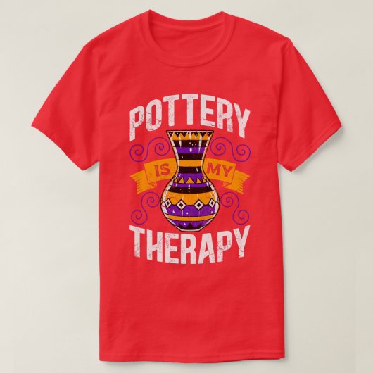 Potterie is mijn therapie t-shirt (Design voorkant)