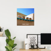 Potterij op de Muur van Adobe Poster (Thuiskantoor)