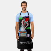 Potter's apron potterijkeramiek schort (Gedragen)