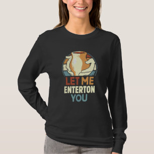 Potters Clay Art Craft Keramiek Laat me u invoeren T-shirt